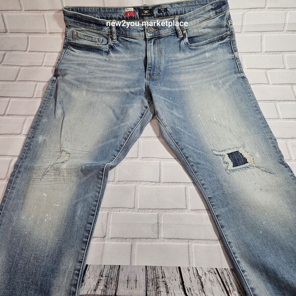 new Jordan Craig straight leg size 40x32 black label Denim blue jeans - Picture 1 of 8